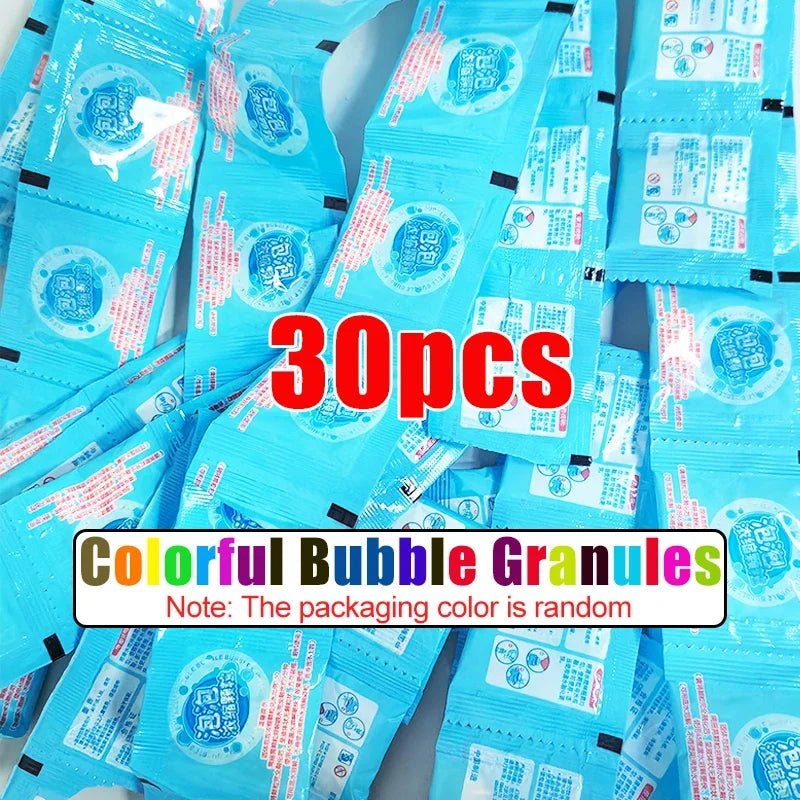 10 - 30pcs Bubble Machine Supplement Liquid Colorful Bubble Concentrated Granules 10pcs ≈ 500ml Bubble Gun Supplement Granules - Loyace