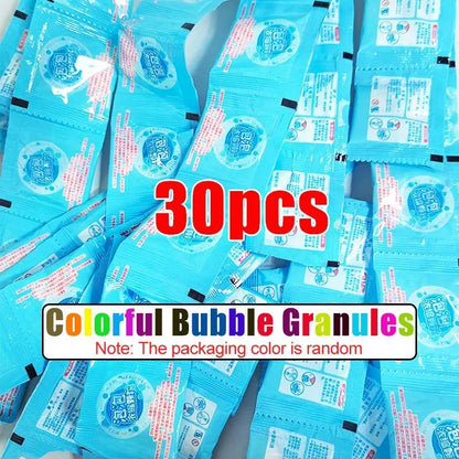 10 - 30pcs Bubble Machine Supplement Liquid Colorful Bubble Concentrated Granules 10pcs ≈ 500ml Bubble Gun Supplement Granules - Loyace