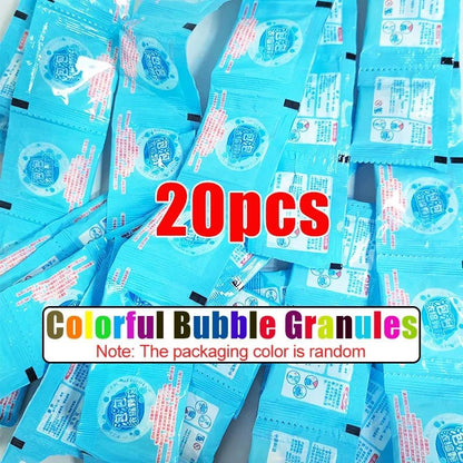 10 - 30pcs Bubble Machine Supplement Liquid Colorful Bubble Concentrated Granules 10pcs ≈ 500ml Bubble Gun Supplement Granules - Loyace