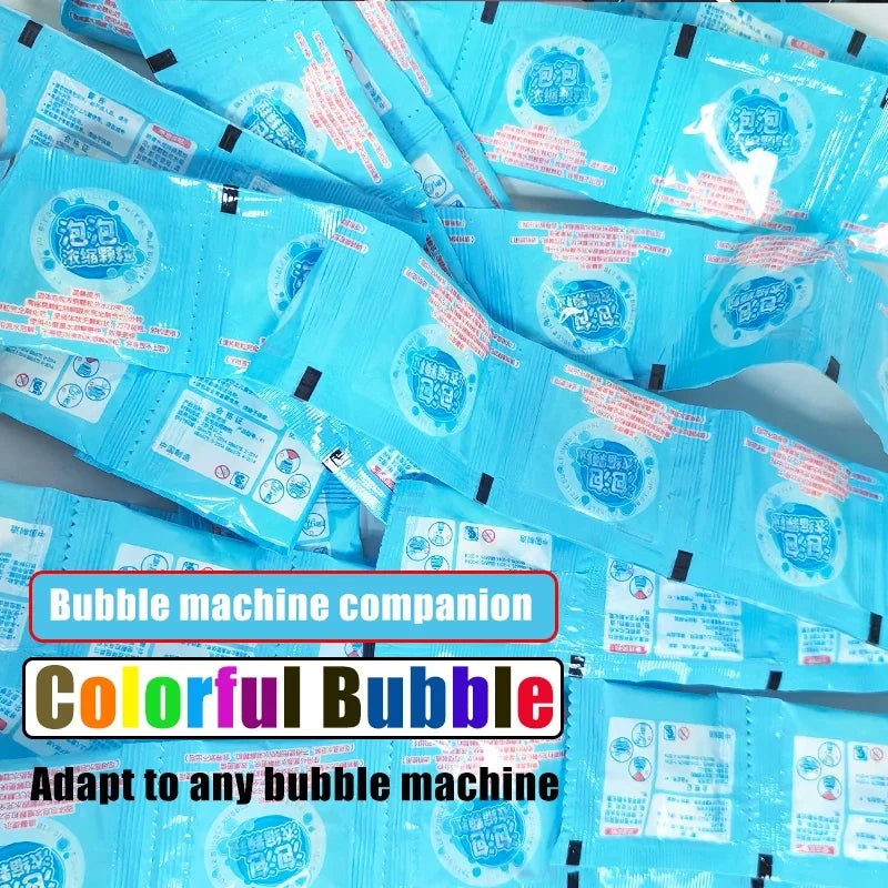 10 - 30pcs Bubble Machine Supplement Liquid Colorful Bubble Concentrated Granules 10pcs ≈ 500ml Bubble Gun Supplement Granules - Loyace