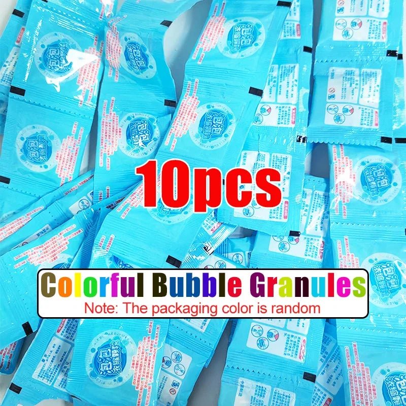 10 - 30pcs Bubble Machine Supplement Liquid Colorful Bubble Concentrated Granules 10pcs ≈ 500ml Bubble Gun Supplement Granules - Loyace