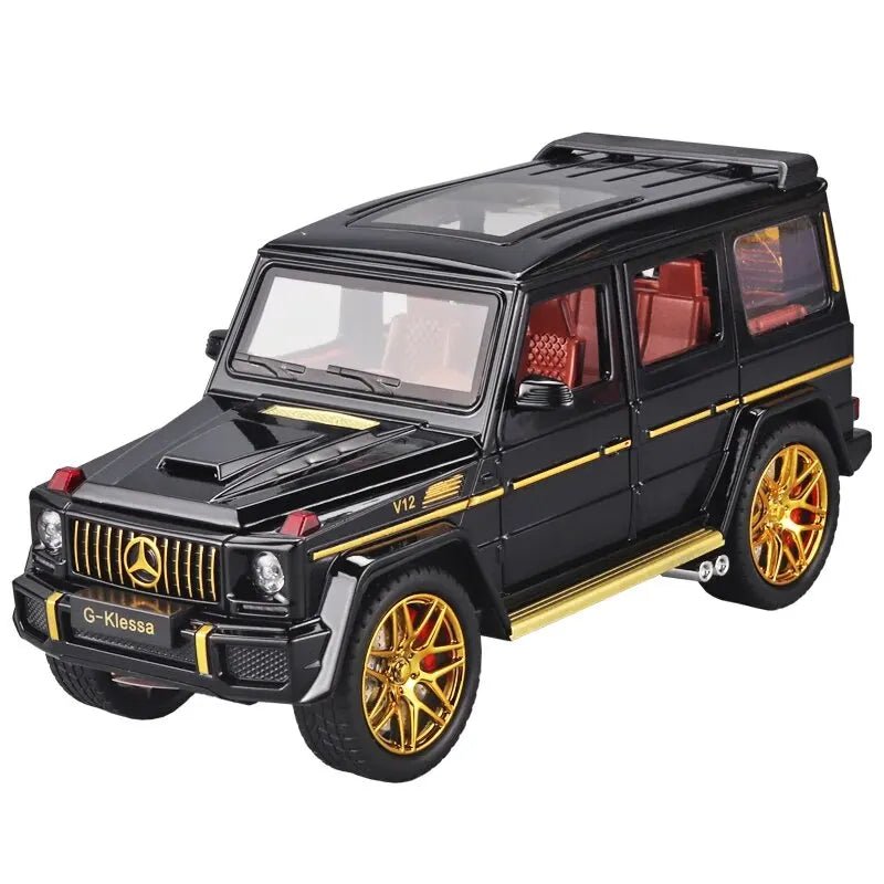 1:24 AMG G63 Model Car, Zinc Alloy Pull Back Toy Car with Sound and Light - Loyace