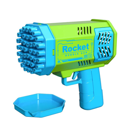 40 Holes Rocket Launcher Handheld Bubble Gun LED Light - Loyace