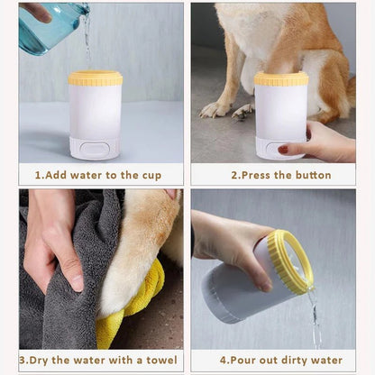 Automatic Pet Paw Cleaner Silicone Brush - Loyace