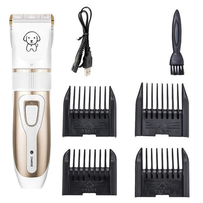 Dog Clipper Dog Hair Clippers Grooming (Pet/Cat/Dog/Rabbit) Haircut Trimmer Shaver Set Pets Cordless Rechargeable Professional - Loyace