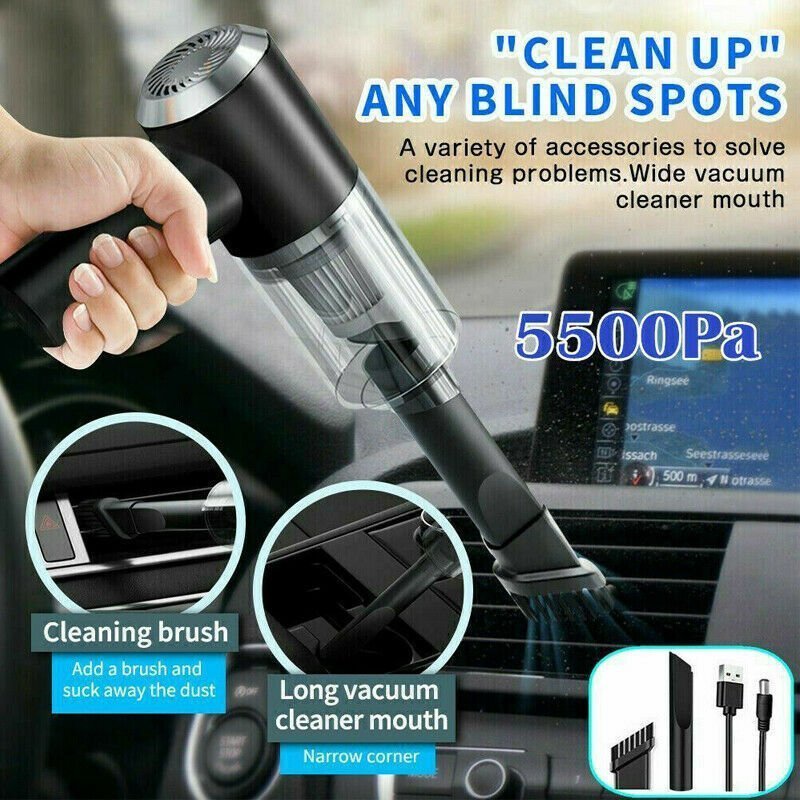 Portable Handheld Car Vacuum Cleaner - Loyace