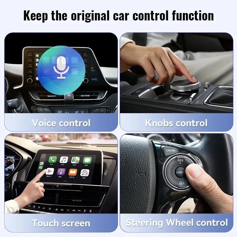 Wireless CarPlay/Android Auto Adapter Smart Mini Box Plug And Play - Loyace